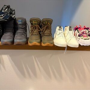 Stylish Kids Sneakers - Gray, Green, White, Pink